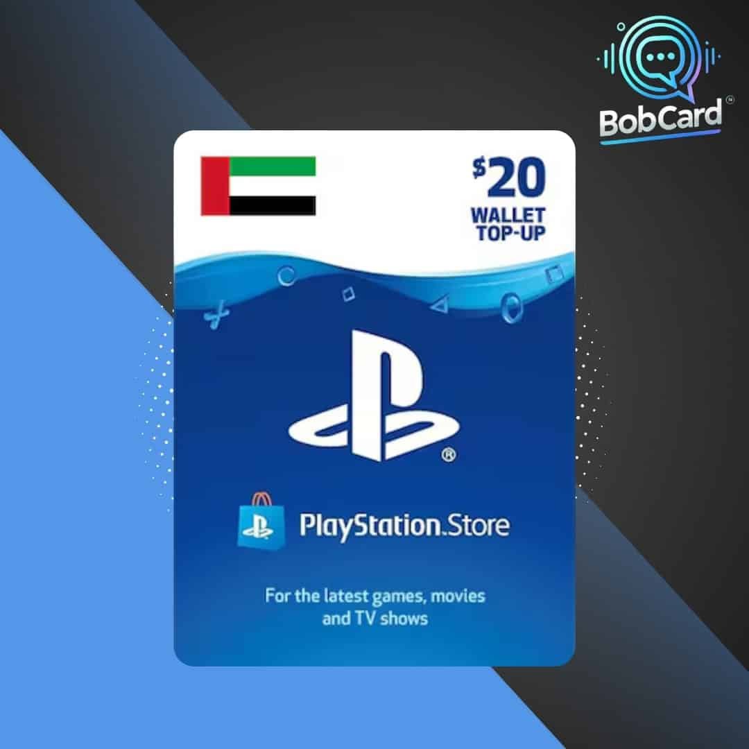 Buy PlayStation Network Gift Card 20 USD - PSN Key - UNITED ARAB EMIRATES